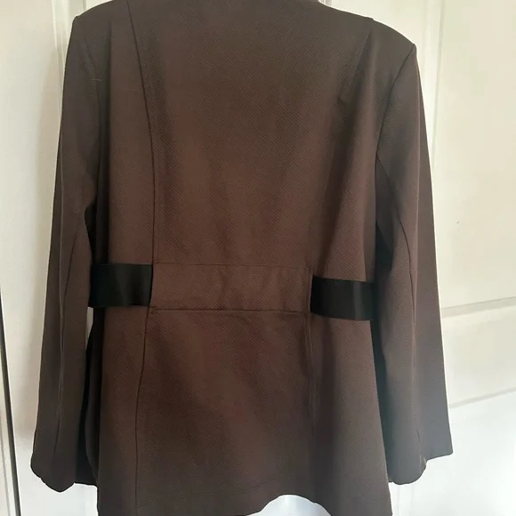 CAbi Academy Utility Blazer with Asymmetrical Zipper - Picture 8 of 8